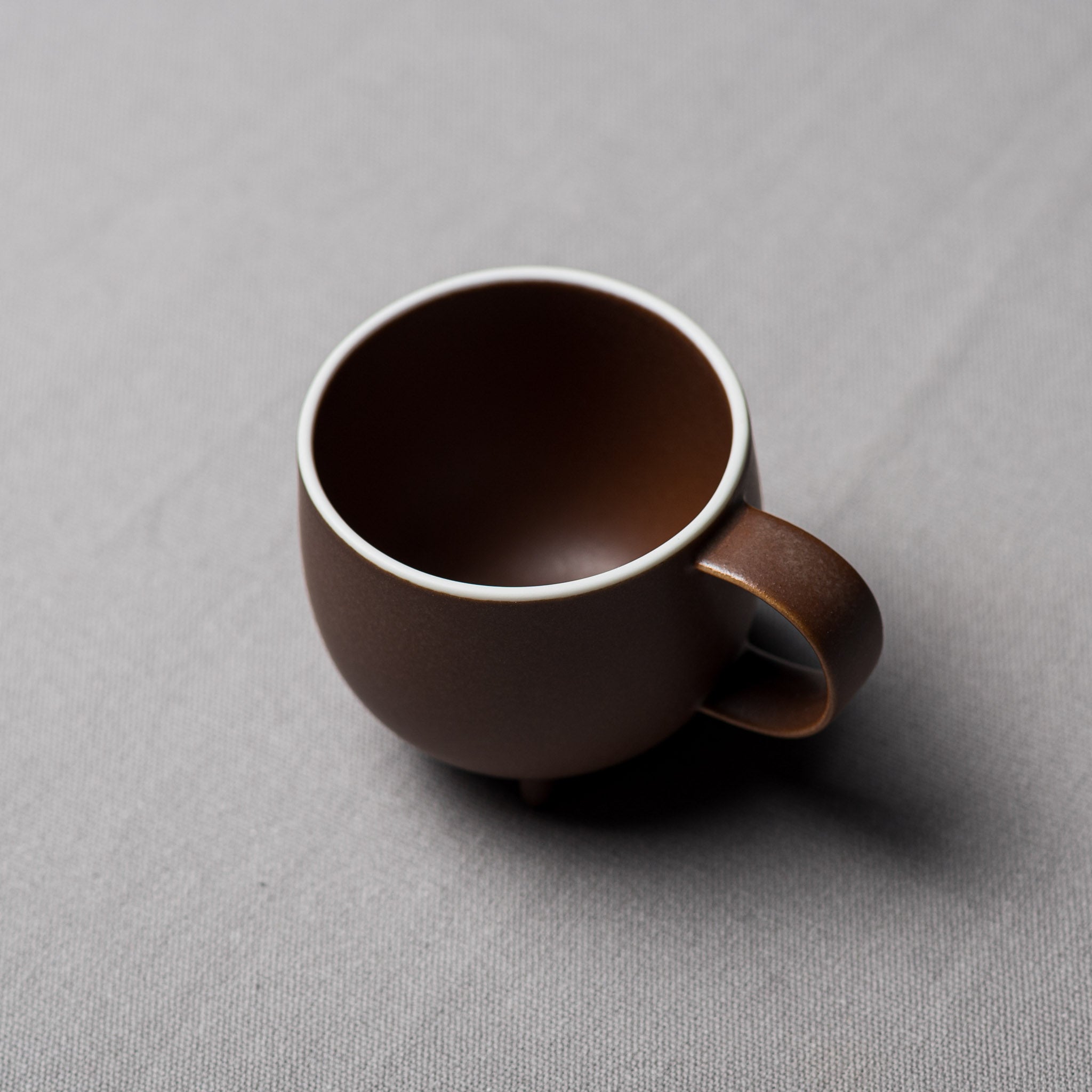 Marumi Series Three Legs Round Mug Cup 180ml - Perfect for Coffee, Tea & Hot Drinks at Home or Office