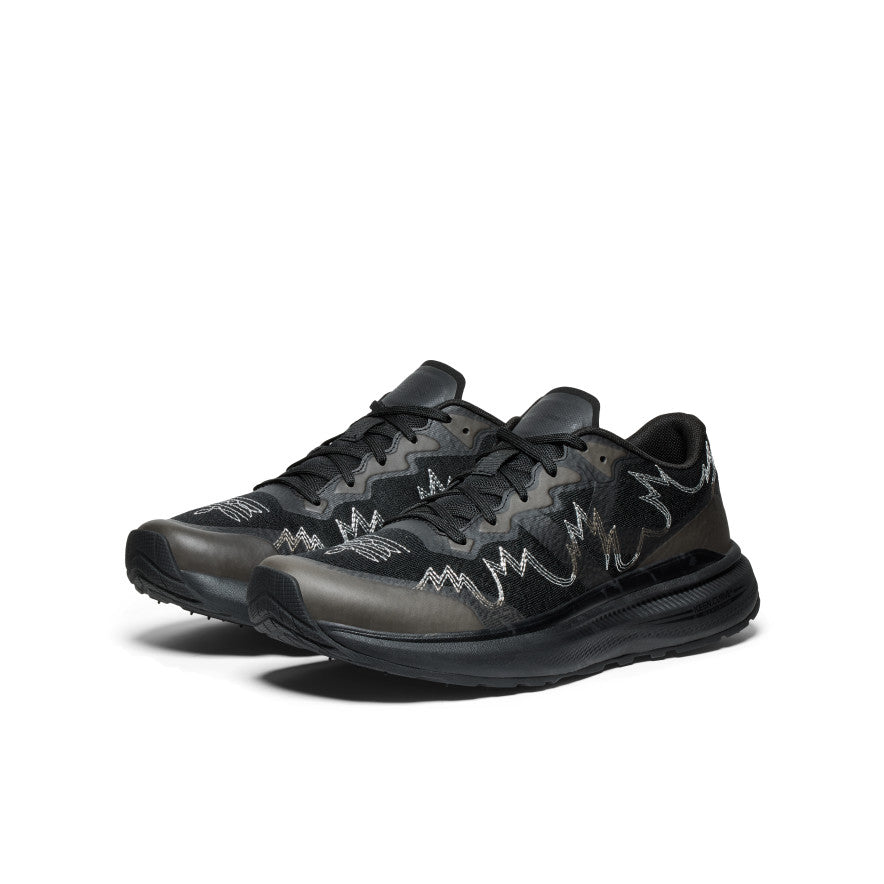 Engineered Garments WK500 Men's Walking Shoes - Black/Black | Comfortable & Durable for Outdoor Activities, Jogging, and Daily Wear