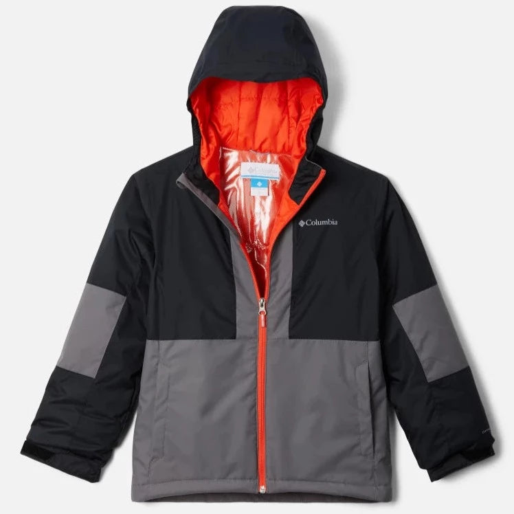 Columbia Men's Oso Mountain™ Insulated Jacket - Waterproof Winter Coat for Hiking & Outdoor Activities | Black/City Grey | Cold Weather Protection for Camping & Snow Sports