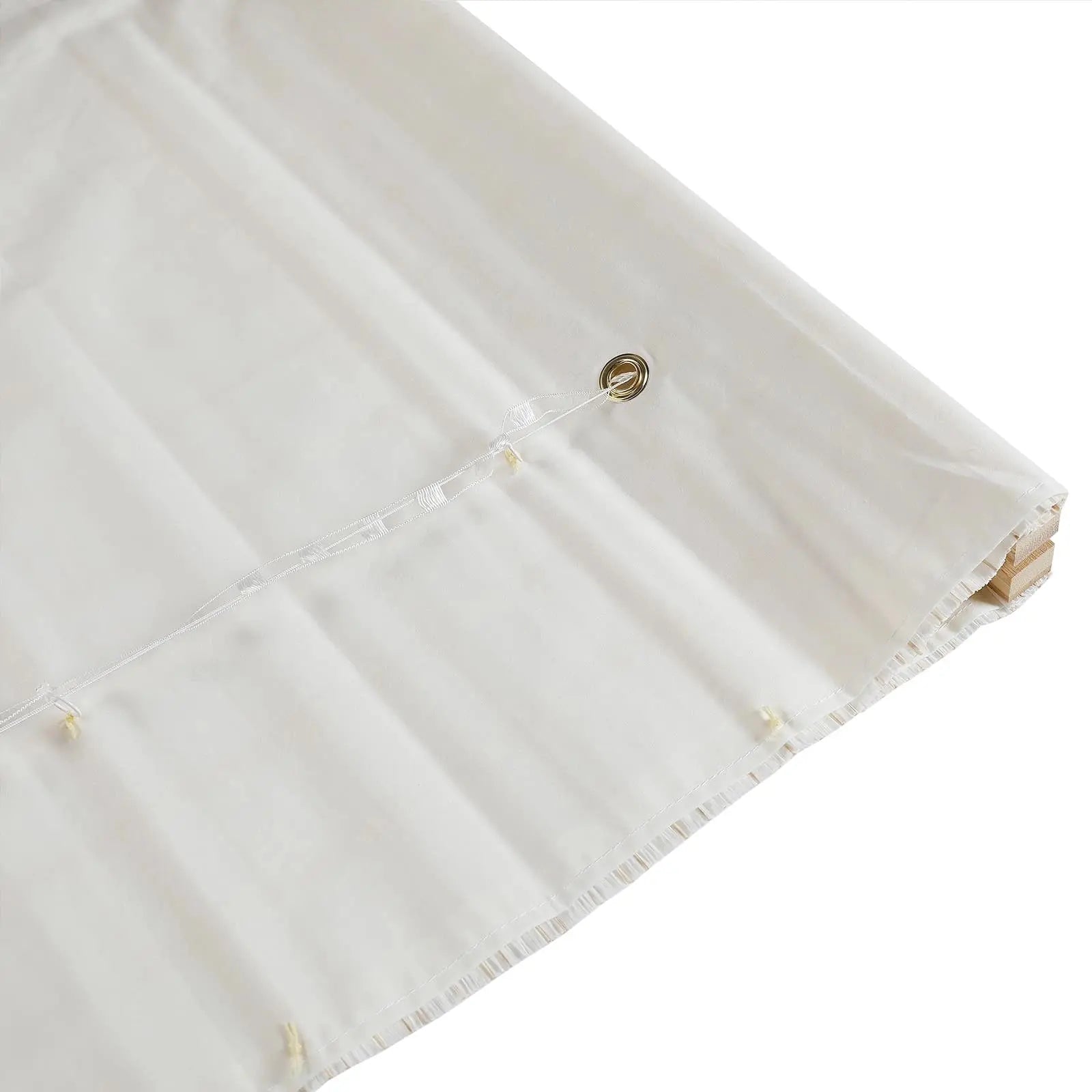 Natural Bamboo Woven Window Shade - Eco-Friendly Paper White Roller Blinds for Home & Office Privacy & Sun Protection