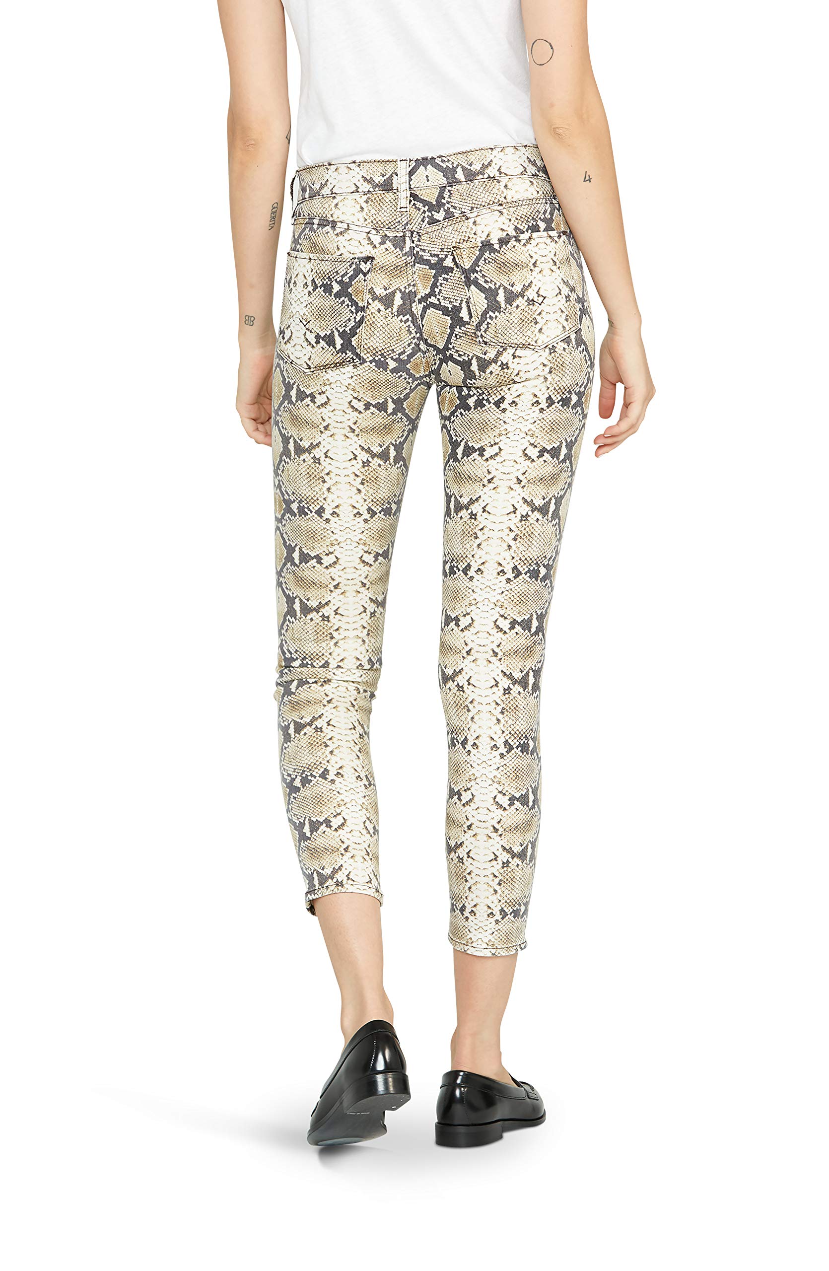 HUDSON Women's Barbara High Rise Super Skinny Ankle Jeans - Stretchy Denim Pants for Work, Casual Outfits & Night Out
