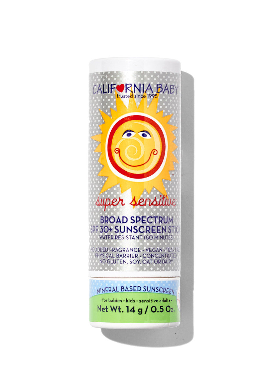 Fragrance-Free Super Sensitive™ SPF 30+ Broad Spectrum Sunscreen Stick - Gentle Protection for Sensitive Skin, Face & Body, Perfect for Outdoor Activities, Beach & Daily Use