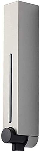WKLIANGYUANPING Wall Mounted Soap Dispenser for Bathroom - Gray Shower Gel & Shampoo Squeeze Bottle with No-Drip Spout (Size B) - Perfect for Showers, Kitchen Sinks & Laundry Rooms
