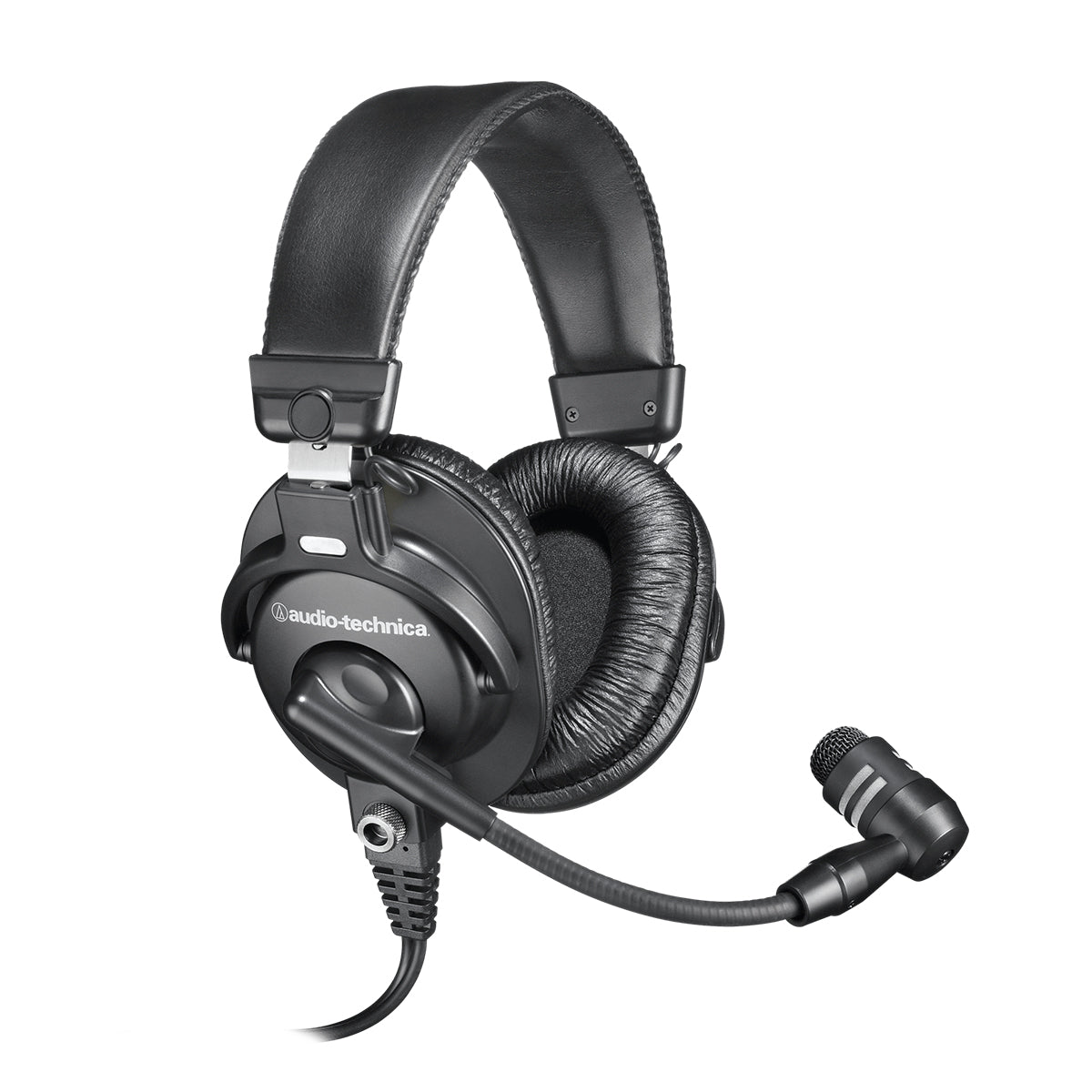 Audio Technica BPHS1 Broadcast Stereo Headset with Dynamic Microphone - Professional Studio Headphones for Podcasting, Gaming & Live Streaming - Durable Over-Ear Design for Clear Sound & Comfort
