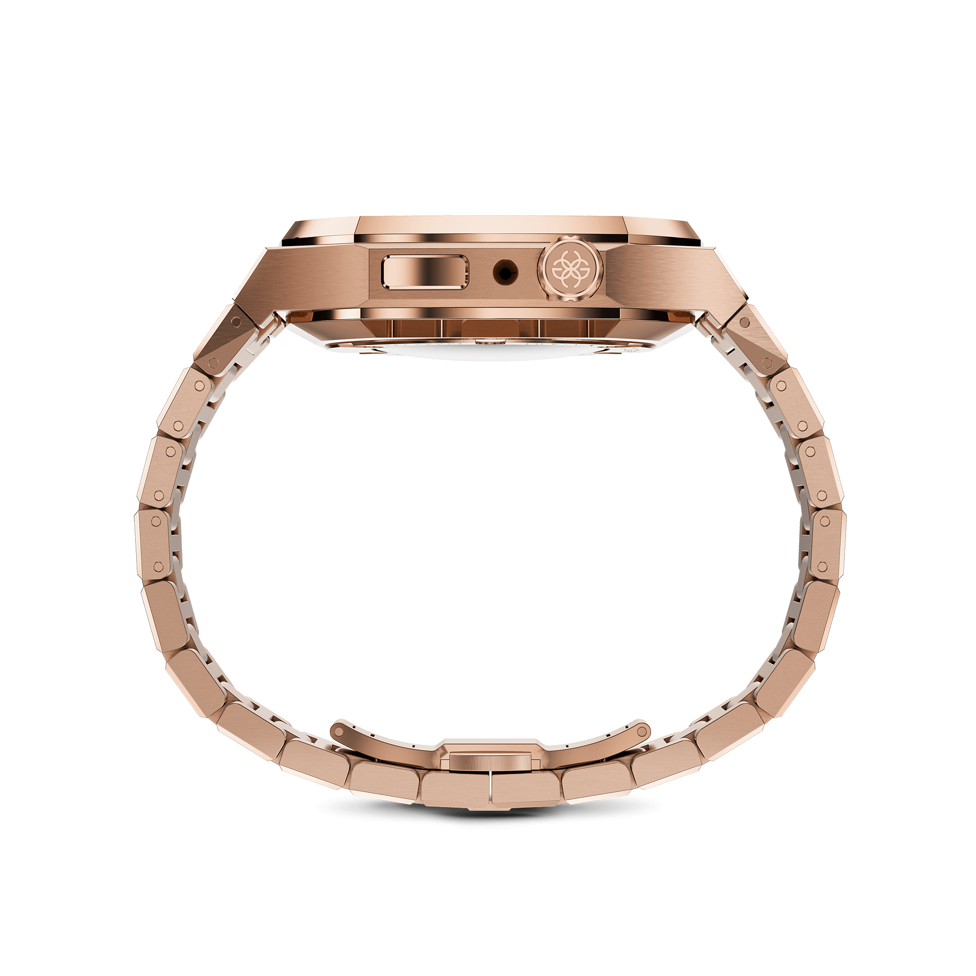 Apple Watch Case EV41 - Rose Gold Protective Cover for Apple Watch Series 1-8, SE & Ultra | Slim Fit, Scratch-Resistant, Fashionable Accessory for Workout, Running & Daily Use