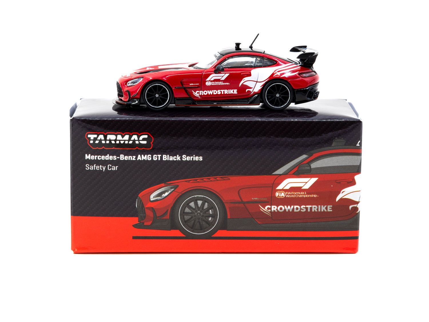 Tarmac Works 1/64 Scale Mercedes Benz AMG GT Black Series Safety Car Diecast Model - Perfect for Collectors, Racing Enthusiasts & Kids Play