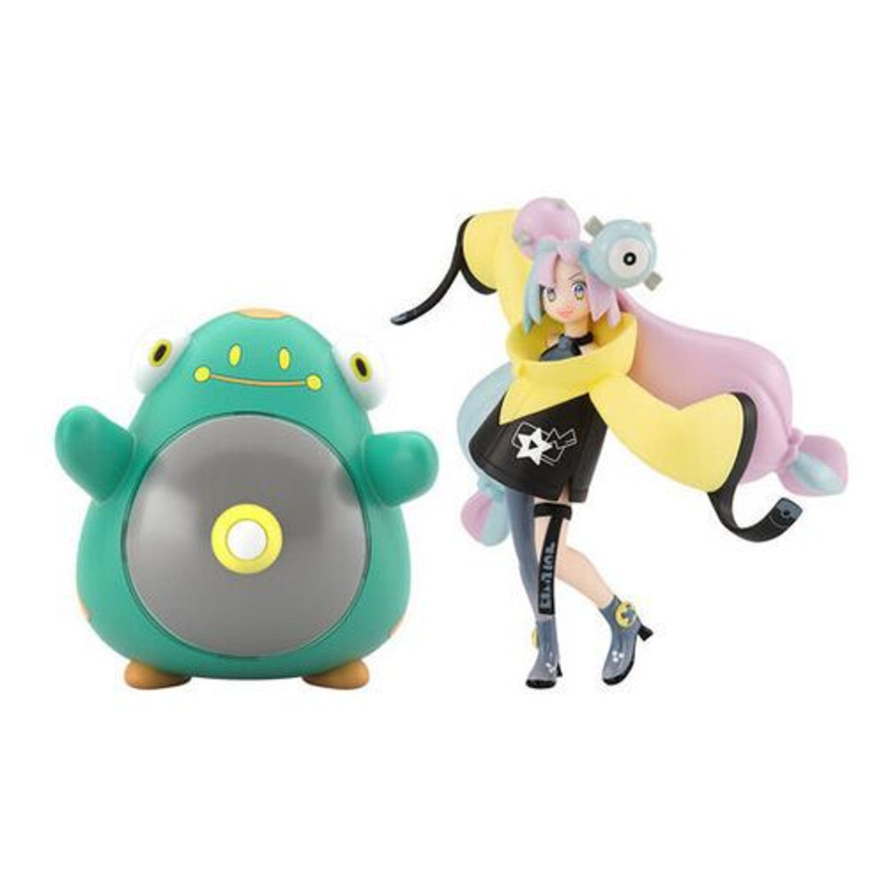 Bandai Pokemon Scale World Paldea Region Iono and Bellibolt 2-Pack Trading Figure Set - Collectible Anime Figures for Display, Gifts, and Pokemon Battles