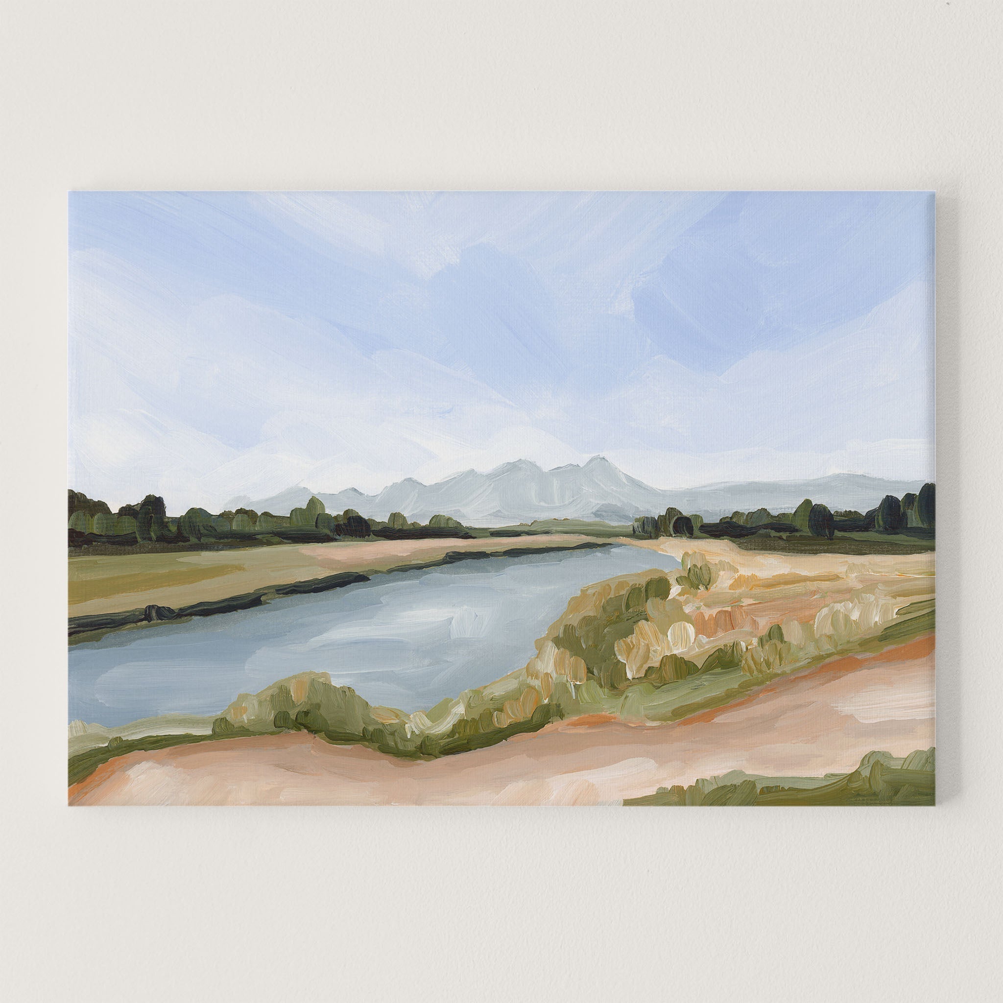 Autumn Below Art Print - Fall Landscape Wall Decor for Home & Office - Perfect for Living Room, Bedroom, and Office Spaces