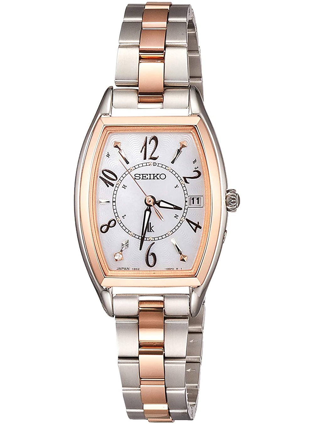SEIKO LUKIA SSQW054 Ladies Watch - Japanese Made JDM Automatic Movement, Stainless Steel Case & Bracelet - Perfect for Business, Formal Events & Everyday Wear