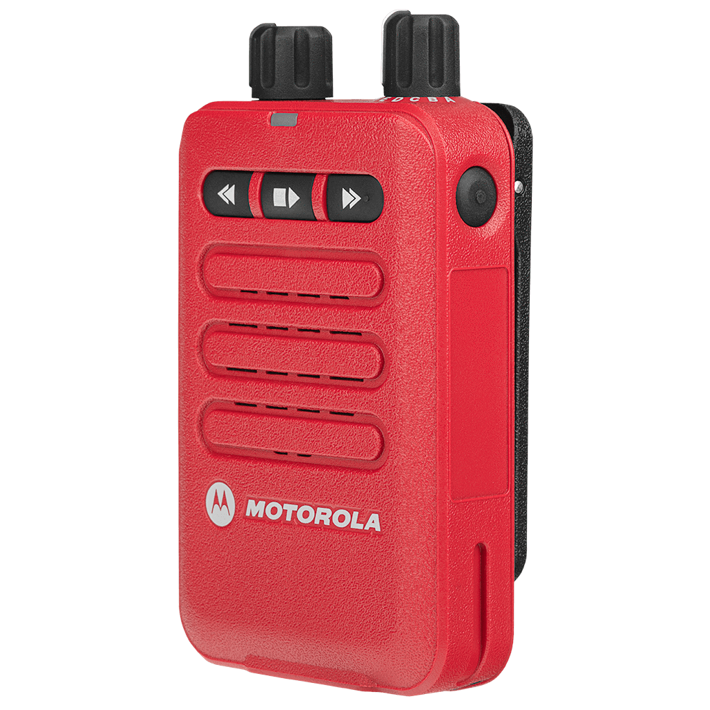 Motorola Minitor 6 VHF Emergency Pager - Red Color | First Responder & Healthcare Communication Device for Hospitals, Fire Departments & Security Teams