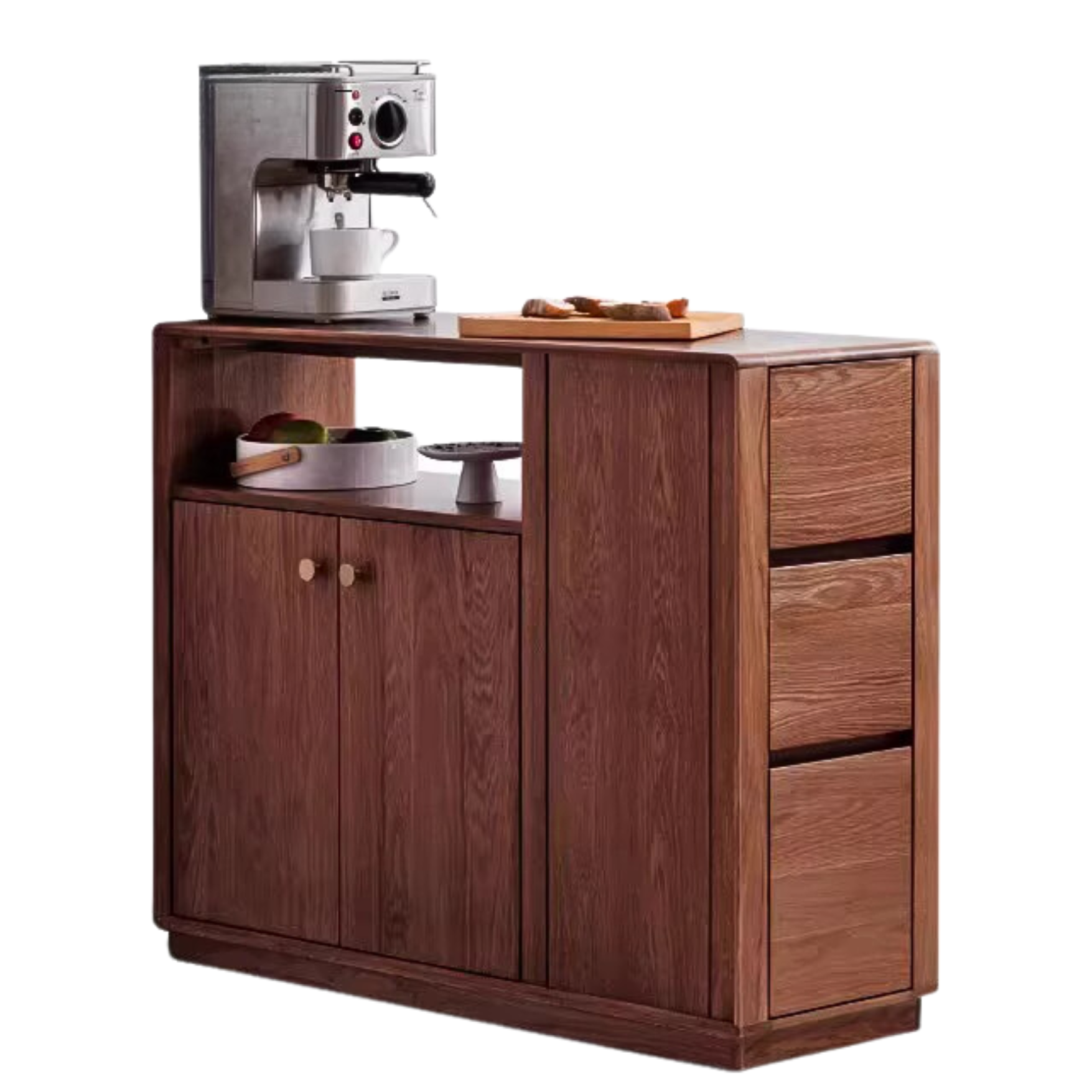 39.3х13.7х31.5 inch / 100х35х80 cm / Walnut color/ sideboard