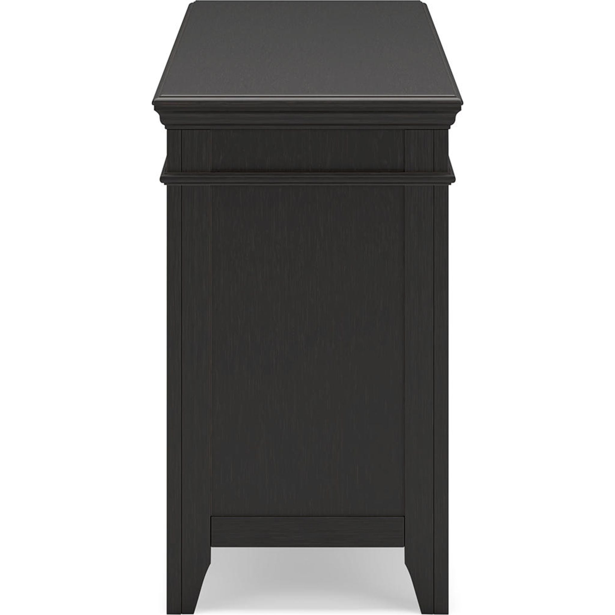 Beckincreek Black Credenza - Modern TV Stand with Storage for Living Room, Bedroom & Office