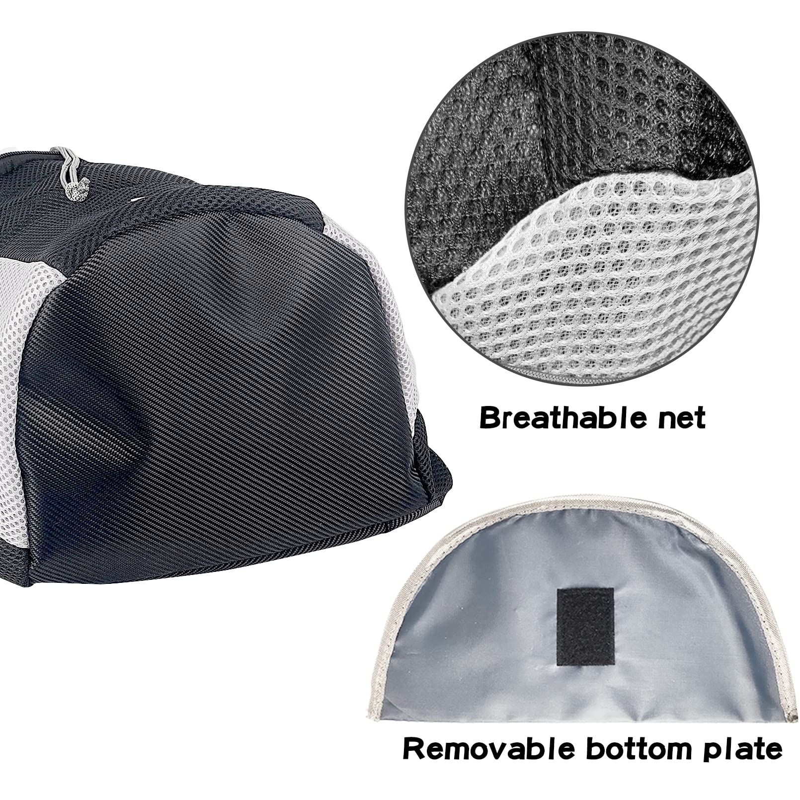 **Fhiny Dog Carrier Backpack - Comfortable Pet Puppy Front Carrier with Breathable Head Out Design & Padded Shoulder Straps for Walking, Biking, Hiking, Camping - Perfect for Outdoor Adventures & Travel**