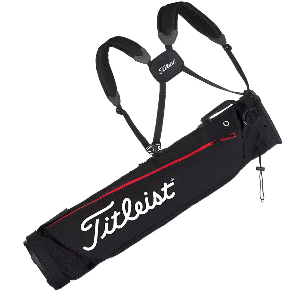 Titleist Lightweight Golf Stand Carry Bag with Dual Straps - Perfect for Walking the Course & Range Practice