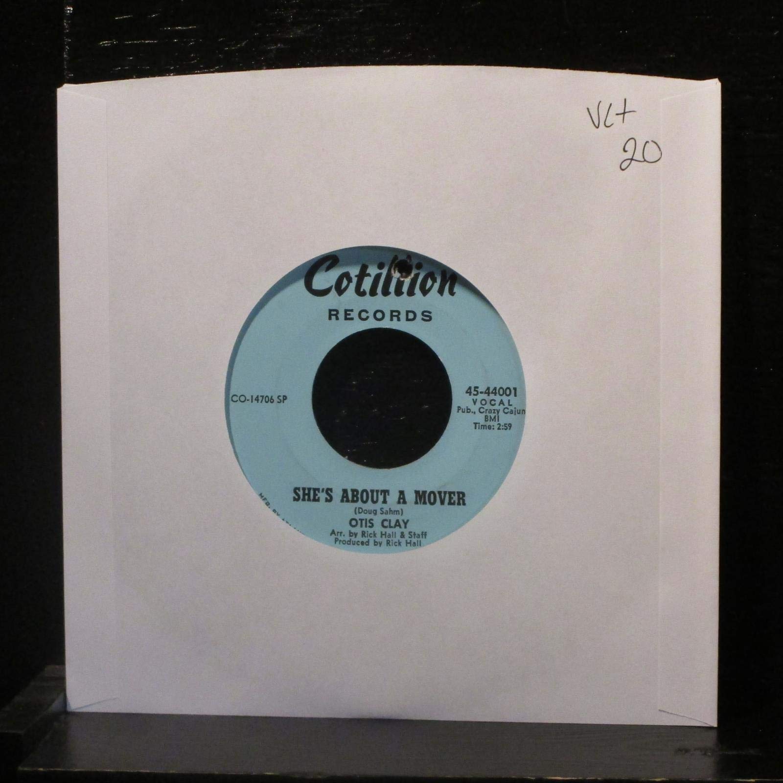 Otis Clay - She's About A Mover / You Don't Miss Your Water - 7