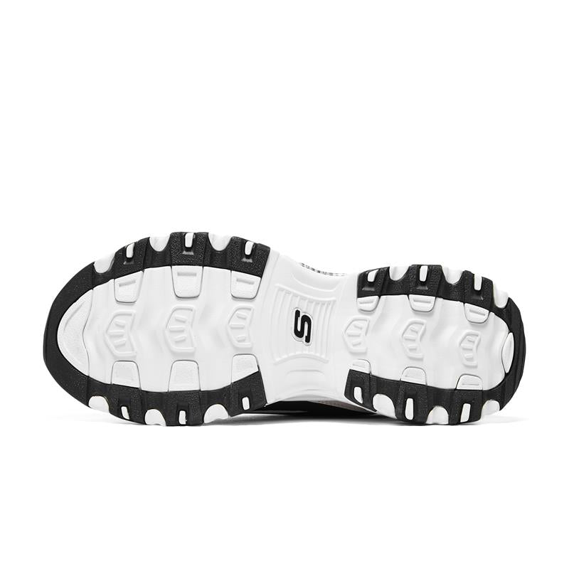 D'LITES 1.0 Sneakers - Black & White Fashion Running Shoes for Women & Men | Lightweight Comfortable Walking Shoes for Gym, Workout & Casual Wear