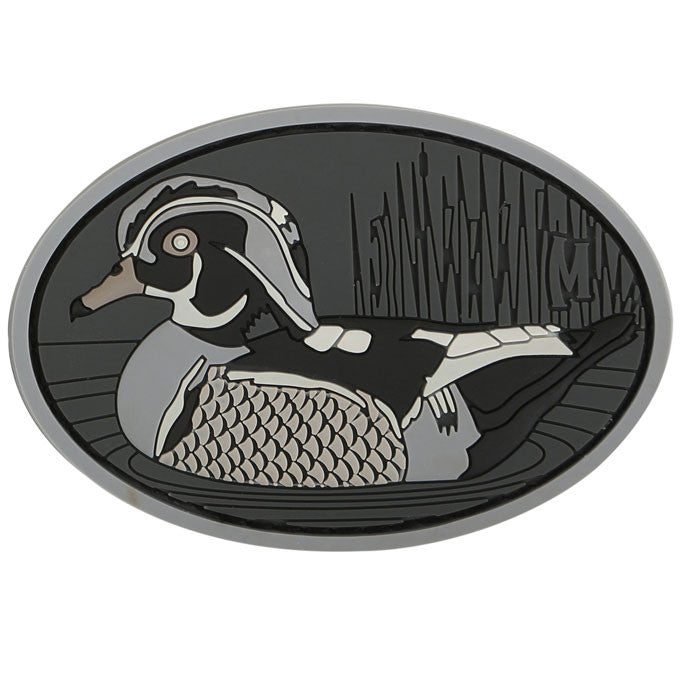 Wood Duck Morale Patch - Embroidered Hook & Loop Badge for Military, Tactical Gear, Outdoor Enthusiasts - Perfect for Backpacks, Hats & Uniforms