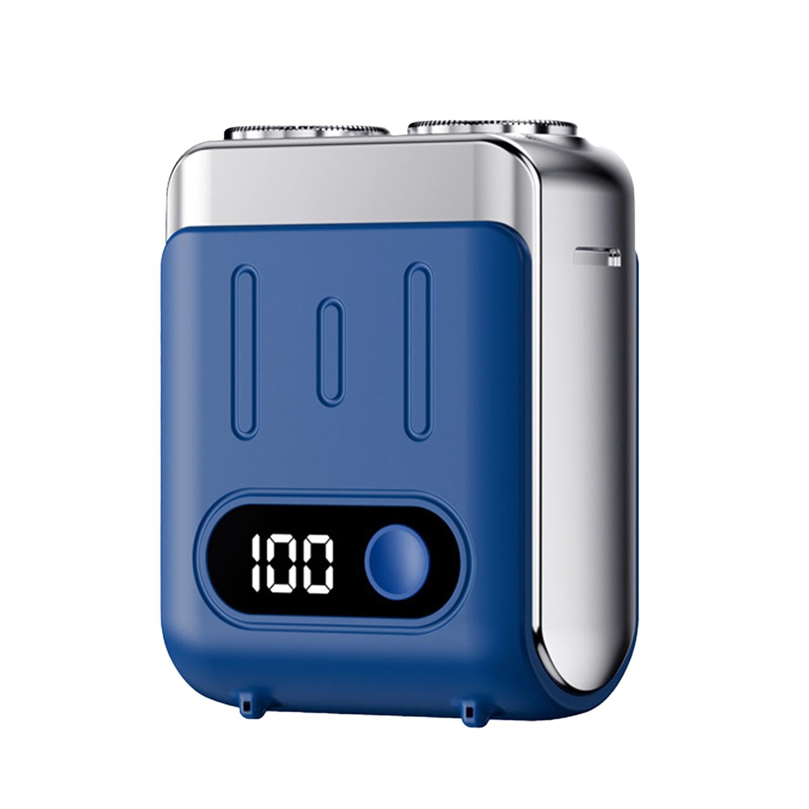 Premium Electric Beard Trimmer for Men - Waterproof Wet/Dry USB Rechargeable Shaver - Portable Travel Mustache Trimmer with Precision Blades - Perfect for Home, Gym & Business Trips