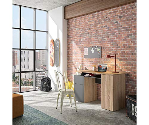 Modern Black Computer Corner Desk for Home Office - Ergonomic Writing Workstation for Small Spaces, Gaming & Study