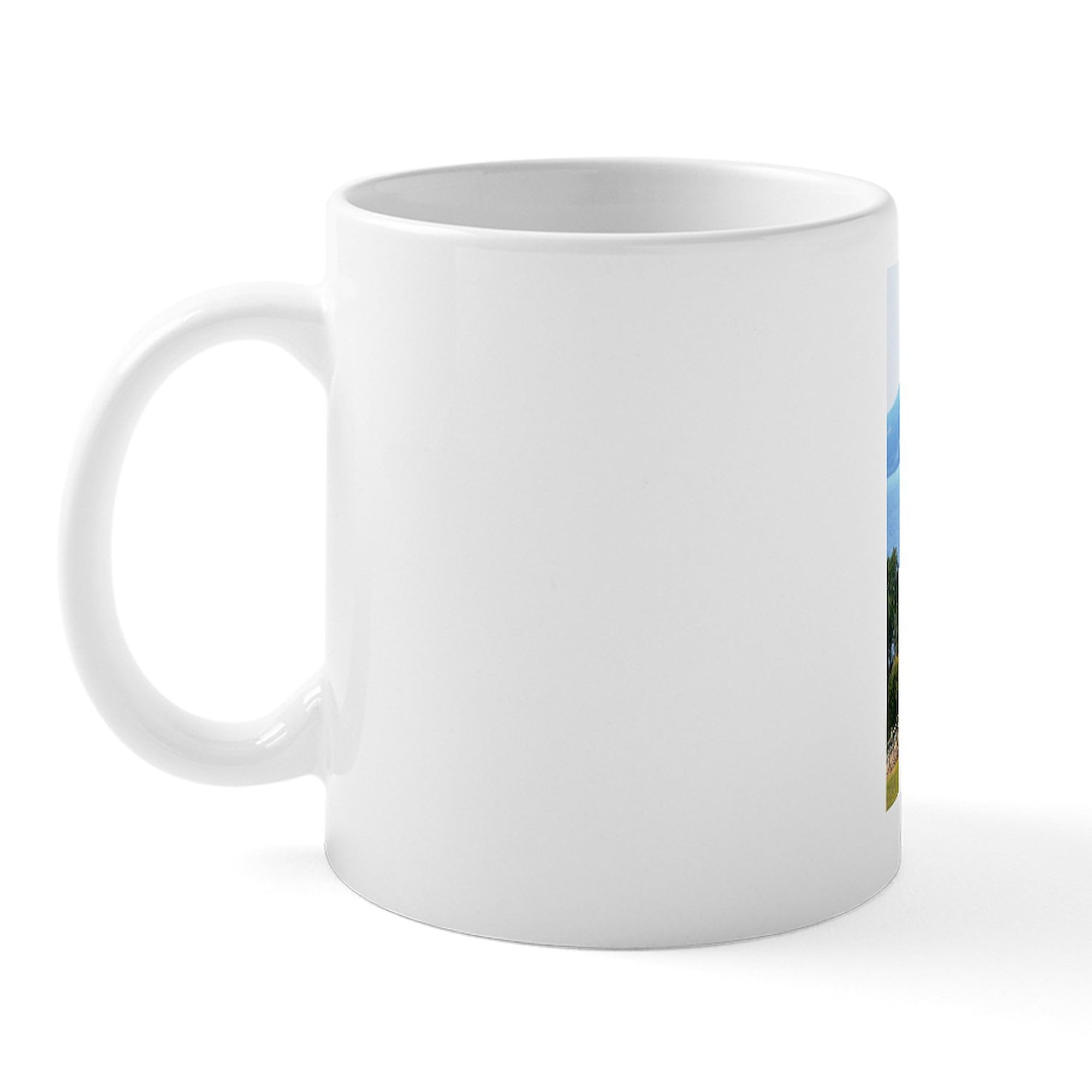 Urquhart Castle 11 oz Ceramic Coffee Mug (325 ml) - Scottish Highlands Themed Tea & Hot Drink Cup - Perfect for Home, Office, or Gift