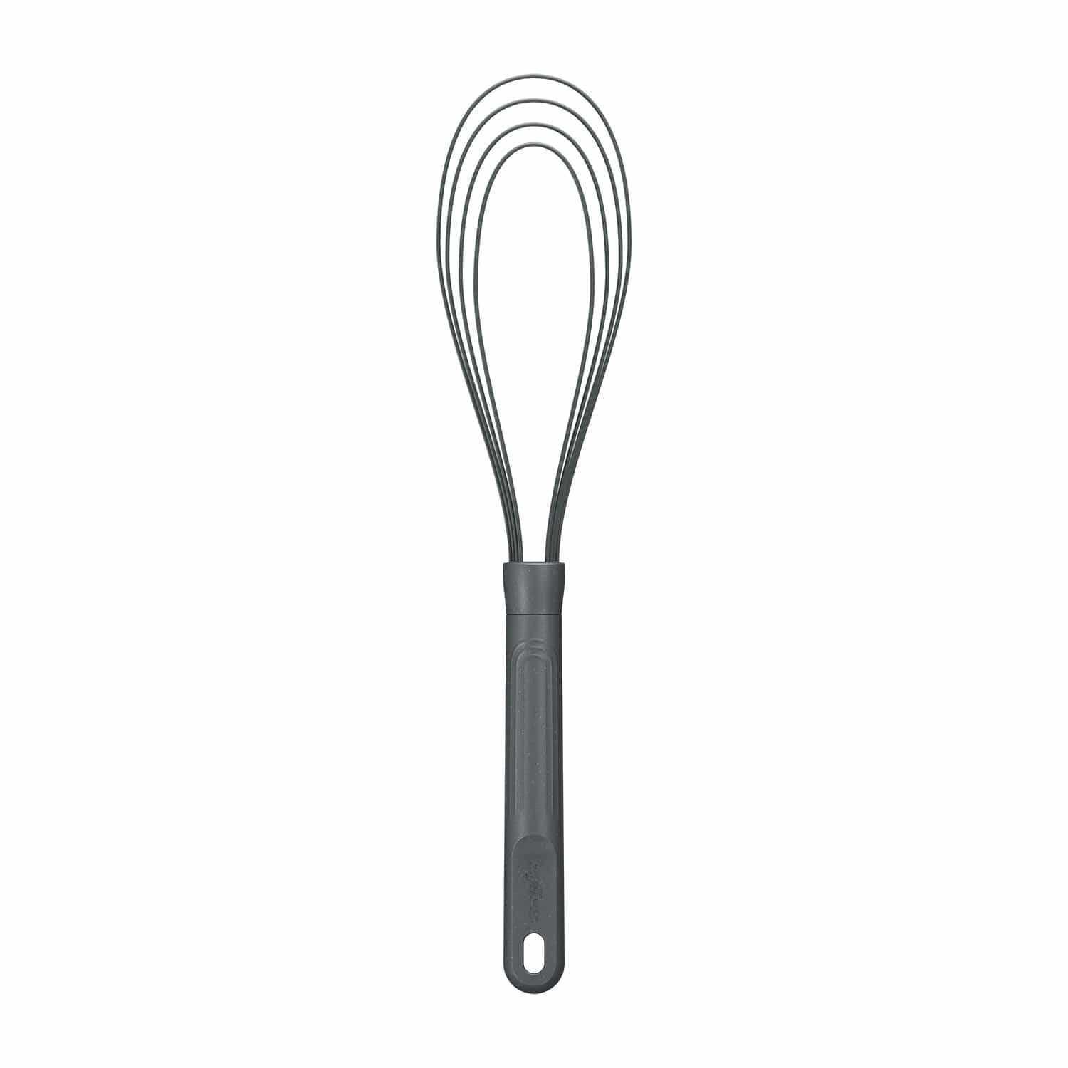 Silicone Flat Whisk - Durable Non-Stick Kitchen Utensil for Baking, Cooking, and Mixing - Perfect for Eggs, Sauces, and Batters