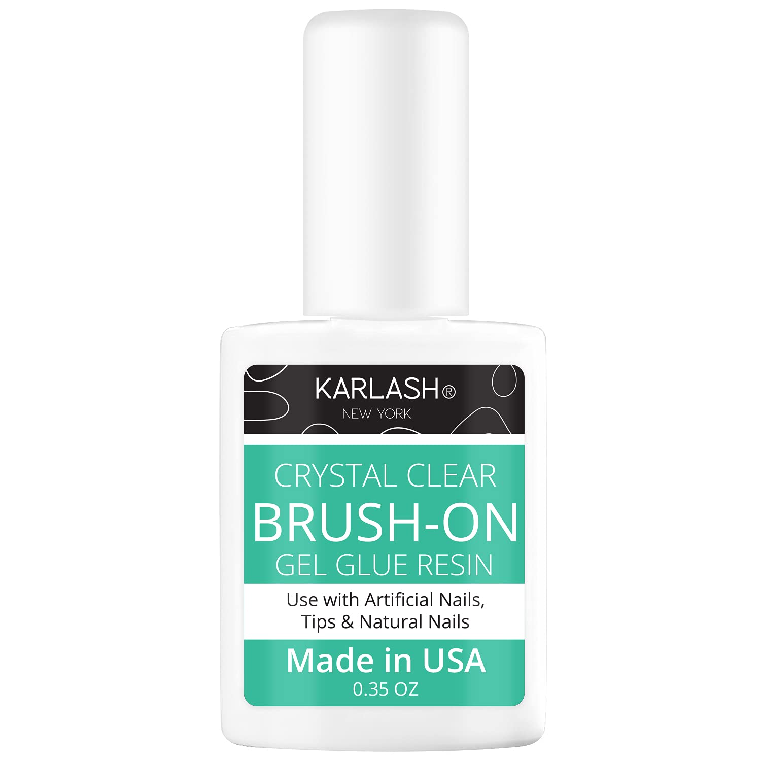 Karlash Professional Eyelash Extension Kit - Dip System Brush On Glue Gel (0.5 oz) & Resin Gel Glue Activator (1 oz) for Salon & Home Use | Long-Lasting Lash Adhesive for Volume & Classic Extensions