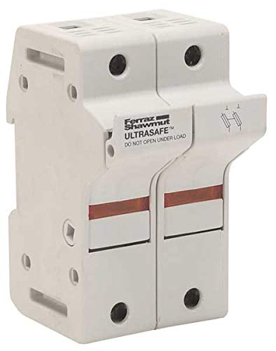 30A 2 Pole Industrial Fuse Block - Heavy Duty Circuit Protection for Machinery, Vehicles & Electrical Panels