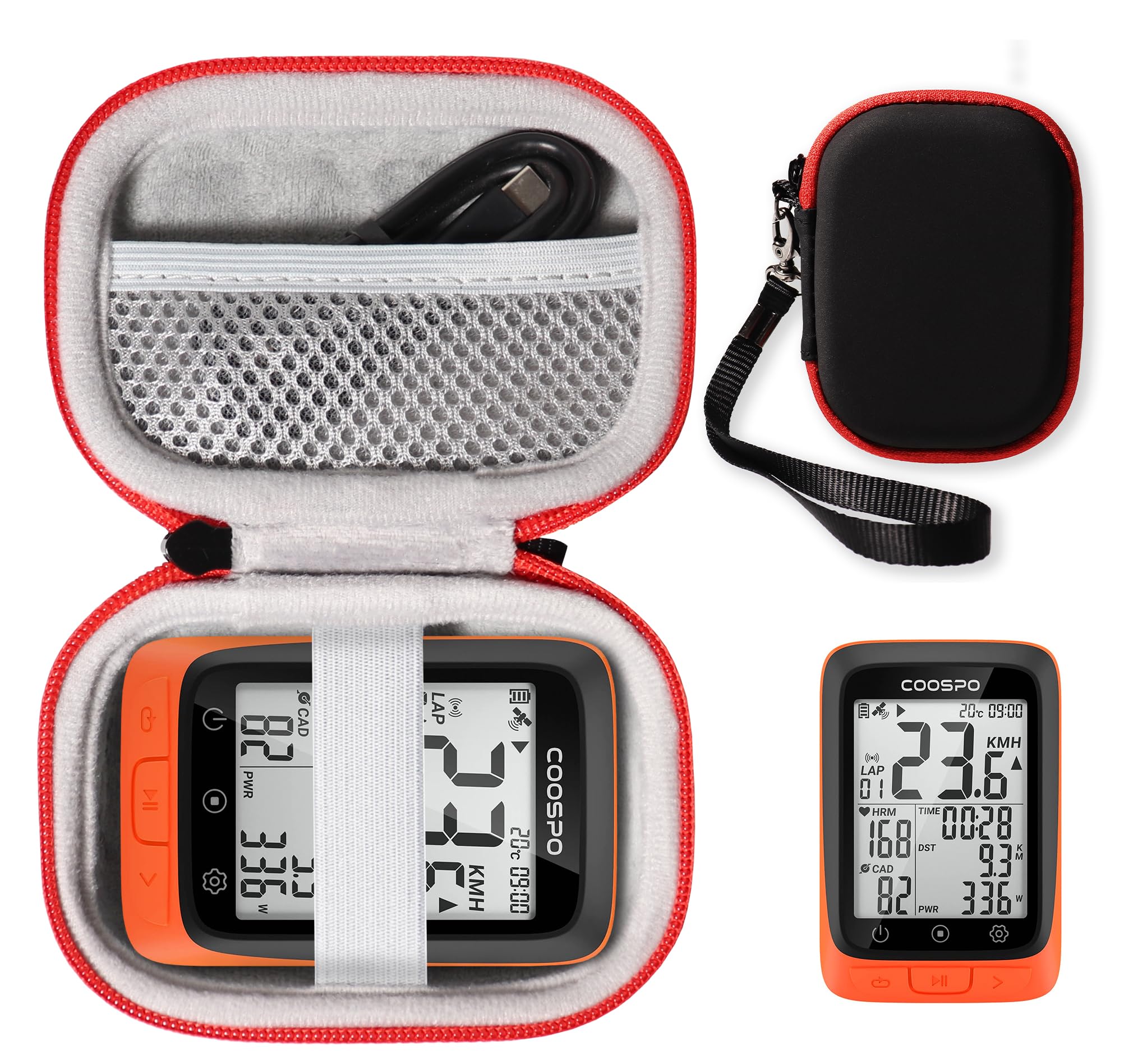 COOSPO Bike Computer Wireless GPS Case - Durable Protective Cover for Cycling Computer GPS Bike Tracker - Perfect for Road Biking, Mountain Cycling & Outdoor Adventures
