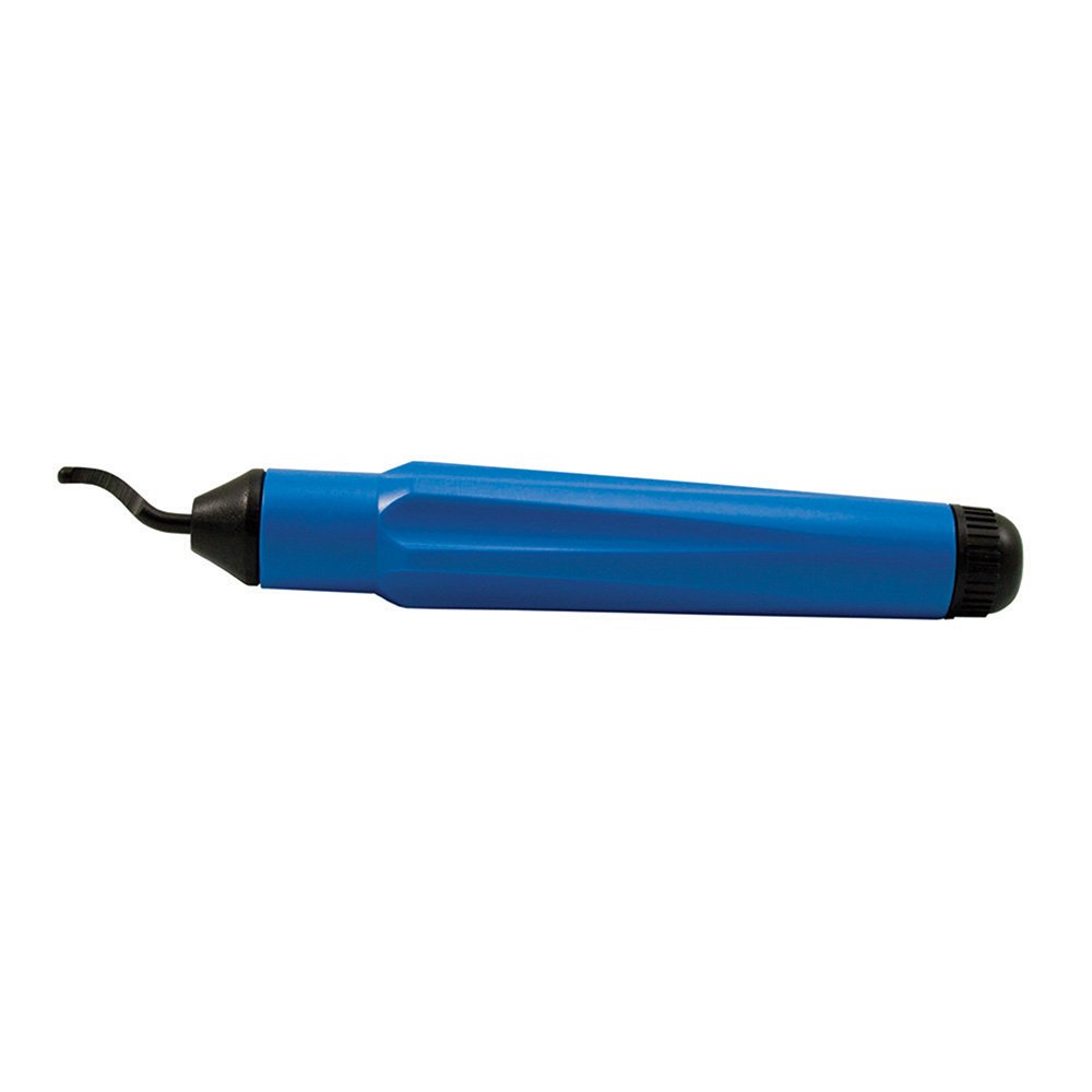 Jones Stephens Corp Deburring Tool with Blade - Professional Metal Edge Finishing Tool for DIY, Plumbing, and Metalworking Projects