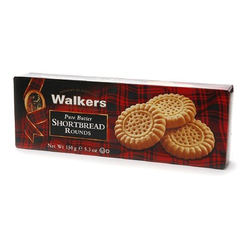 Walkers Shortbread Pure Butter Shortbread Rounds 5.3 oz (Pack of 6) | Authentic Scottish Cookies | Perfect for Tea Time, Gifts & Holiday Baking