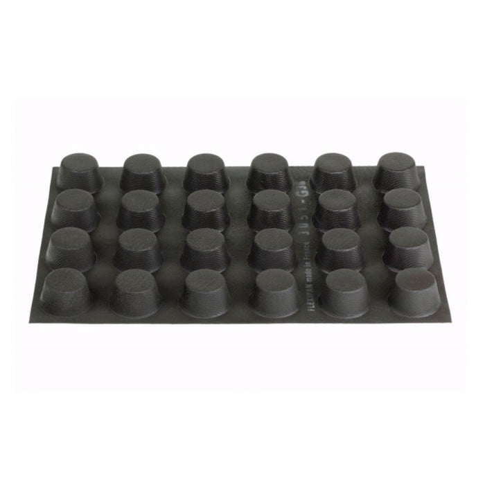 Flexipan FLX03051 Silicone Muffin Baking Mold - 24 Cavity Non-Stick Muffin Pan, 2 3/4 Inch Cups for Perfect Homemade Muffins, Cupcakes & Desserts | Ideal for Baking, Party Treats & Holiday Cooking