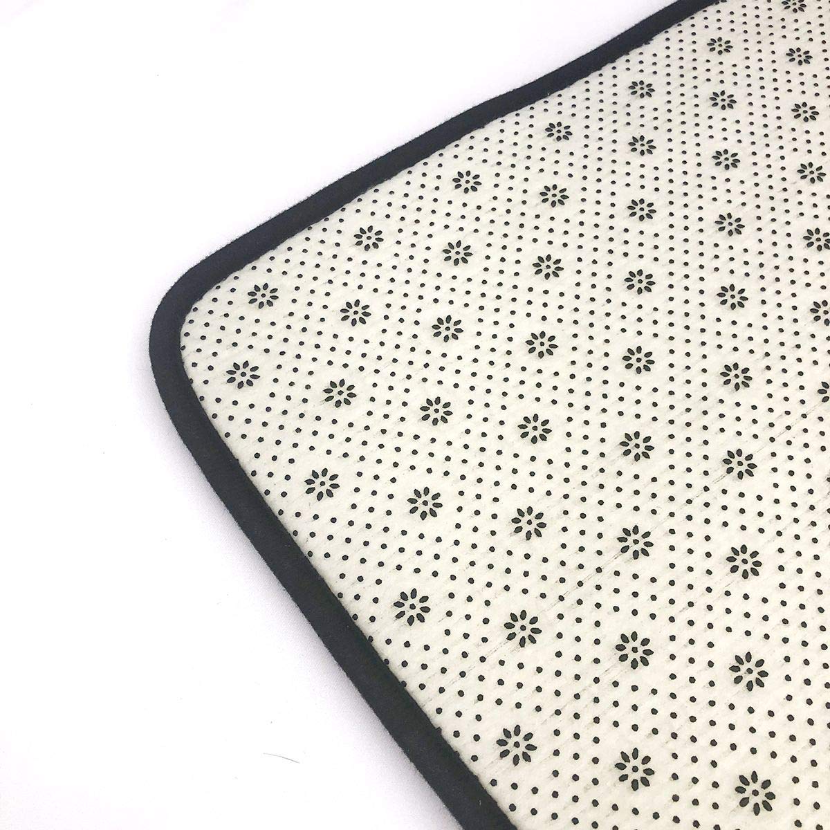 I Love Math Heart Black Kitchen Rug - Non-Slip Shaggy Floor Mat for Bedroom, Living Room, Playroom & Bathroom - Soft Throw Rug Carpet Runner for Home Decor & Spa