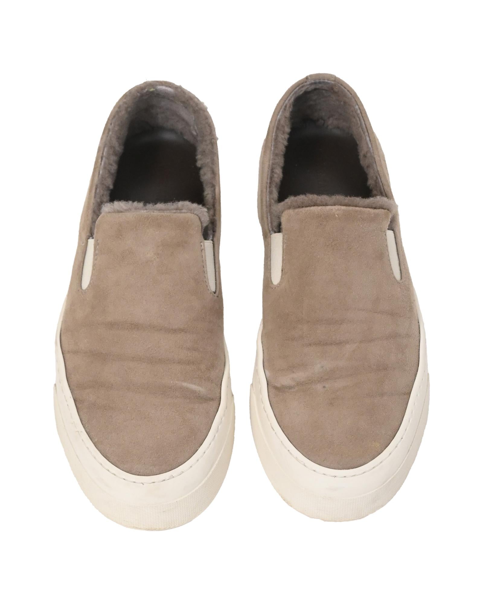 Achilles Shearling Slip-On Sneakers - Cozy Winter Shoes for Men & Women | Indoor & Outdoor Comfort | Perfect for Casual Wear, Travel, and Cold Weather
