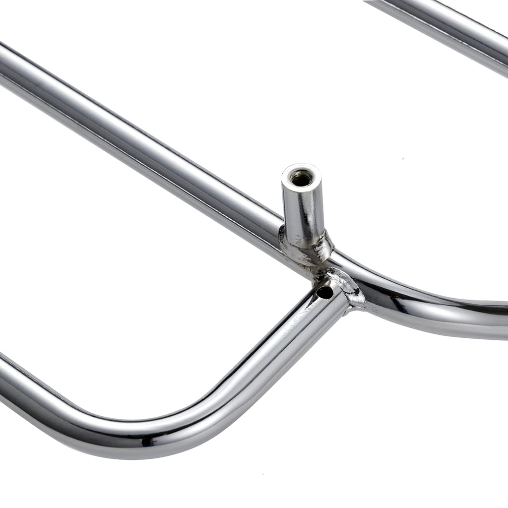 Harley Hard Tour Pack Luggage Rack - Chrome Top Rack for Air Wing Tour Pack & Moto Onfire Hard Tour Pack Trunk - Motorcycle Suitcase Carrier for Travel & Road Trips