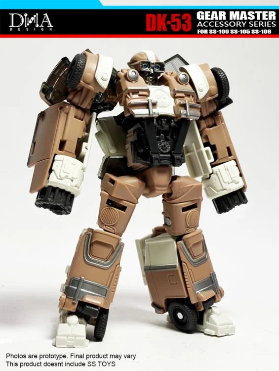 DNA Design DK 53 Upgrade Kit for Transformers Studio Series SS 108, SS 100, SS 105 – Enhance Your Collectible Figures for Display & Customization