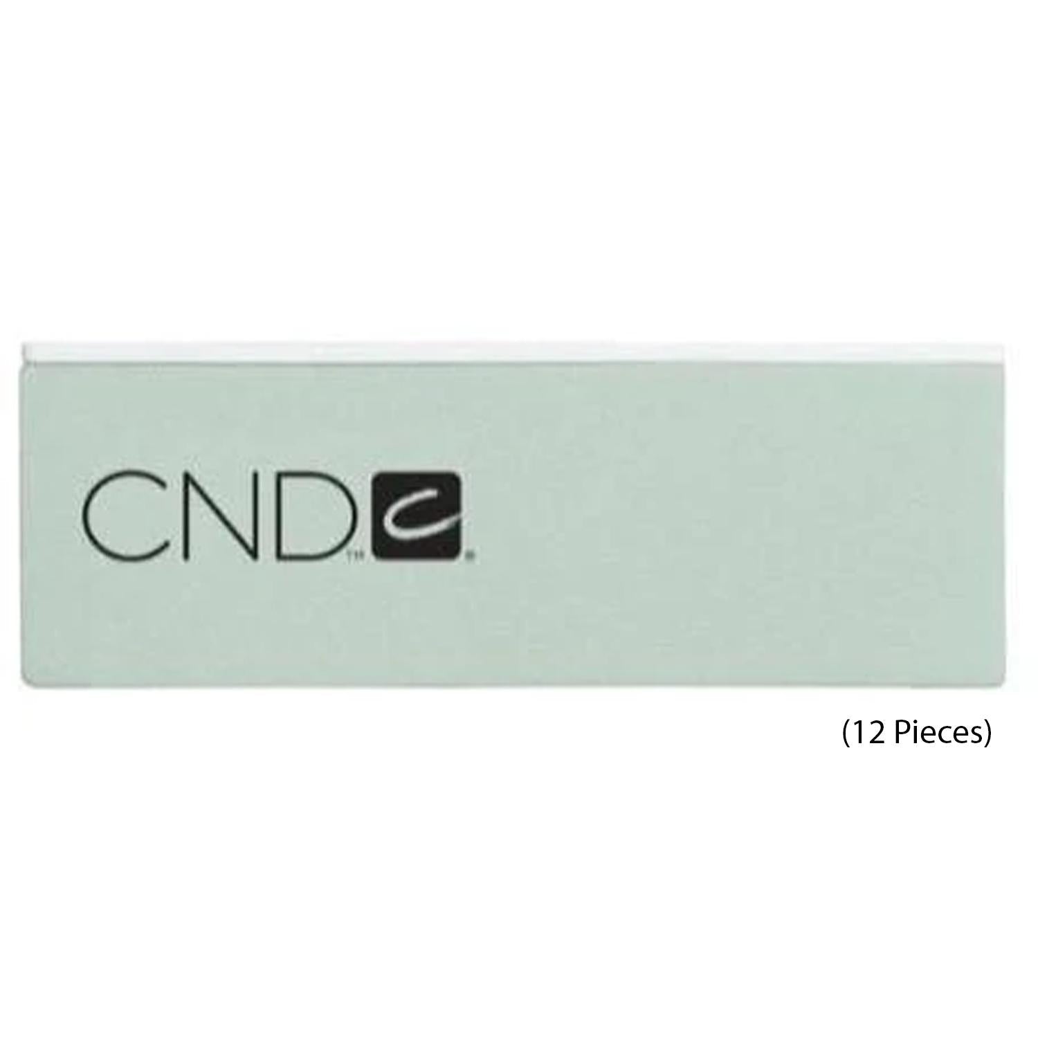 CND Glossing Block 12 Piece Set for Nail Art - Professional Nail Polish Shine & Smoothing Kit for Salon & Home Use