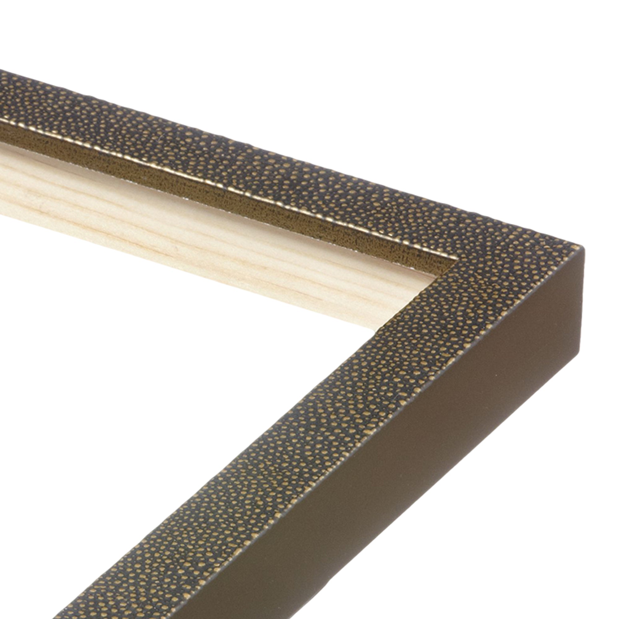 Custom Gold Shagreen Picture Frame - Personalized Photo Display for Wall Decor, Wedding Gifts & Home Interior Design