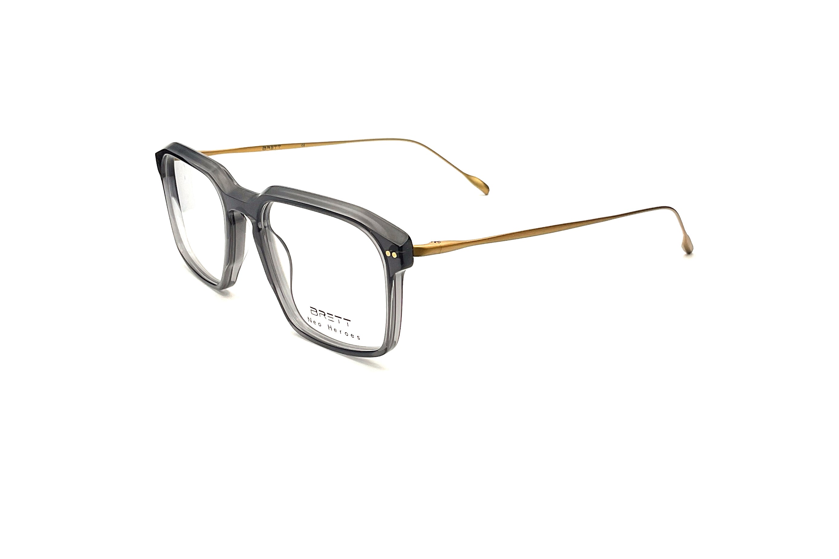 BRETT Eyewear Walter Sunglasses - Grey/Copper Frame with UV Protection - Perfect for Outdoor Activities, Driving & Fashion Accessories