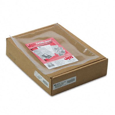 ESS65012 - Heavy-Duty Clear Plastic Envelopes with Oxford Utili-Jacs Design for Documents, Mail & Office Organization - Ideal for Mailing, Filing & Storage