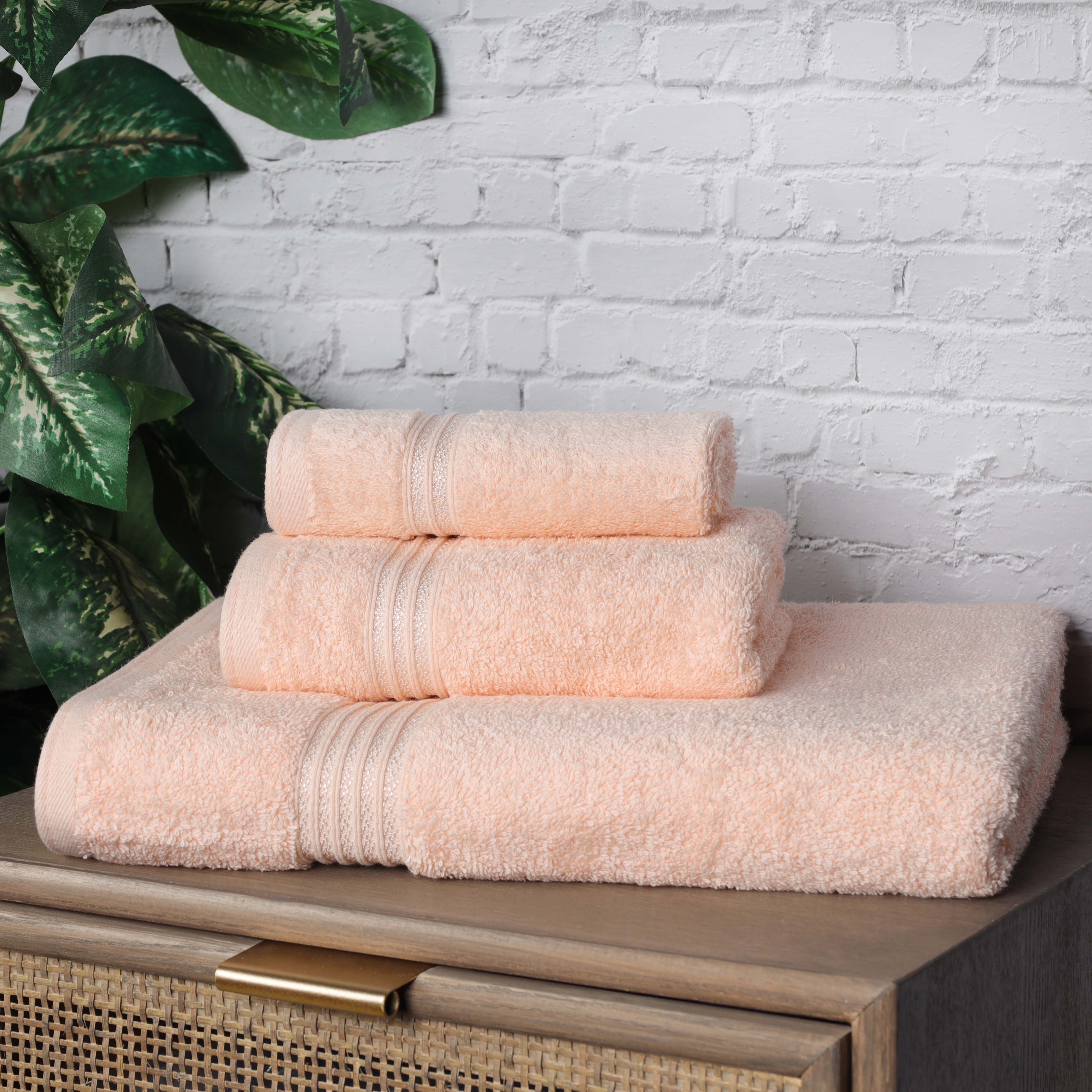 Premium Egyptian Cotton 3-Piece Bath Towel Set - Ultra Soft, Highly Absorbent for Spa, Bath & Luxury Home Use