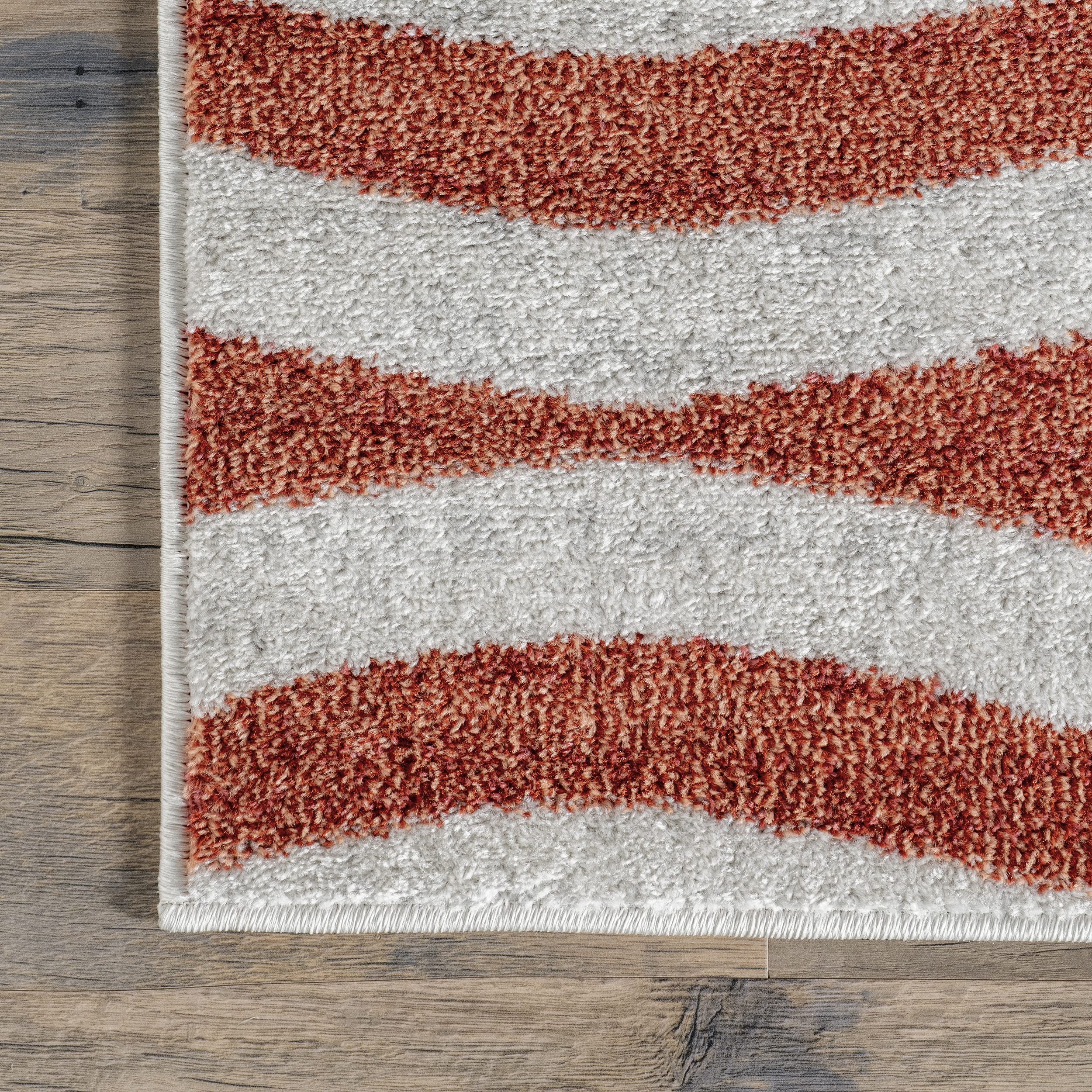 nuLOOM 5' x 8' Performance Indoor Area Rug - Non-Shedding, Power Loomed High-Traffic Rug for Living Room, Bedroom, Home Office - Durable & Easy to Clean - Perfect for Family Rooms, Entryways & Pet-Friendly Spaces (Tristan Pink)