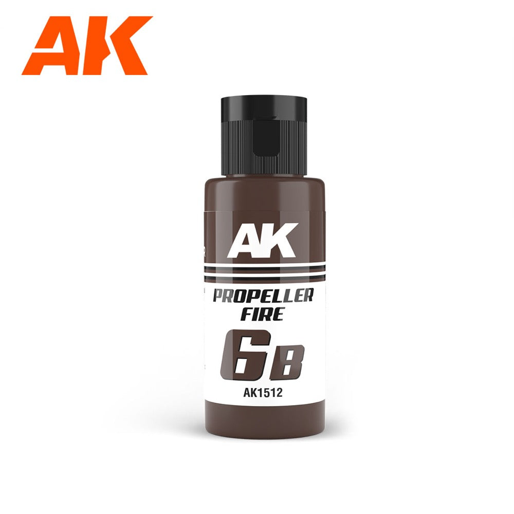 AK Interactive AK1512 Dual Exo Sc-Fi 6B Propeller Fire Acrylic Paint - 60ml Bottle for Model Kits, Miniatures & Dioramas - Perfect for Sci-Fi, Steampunk & Fantasy Scenes
