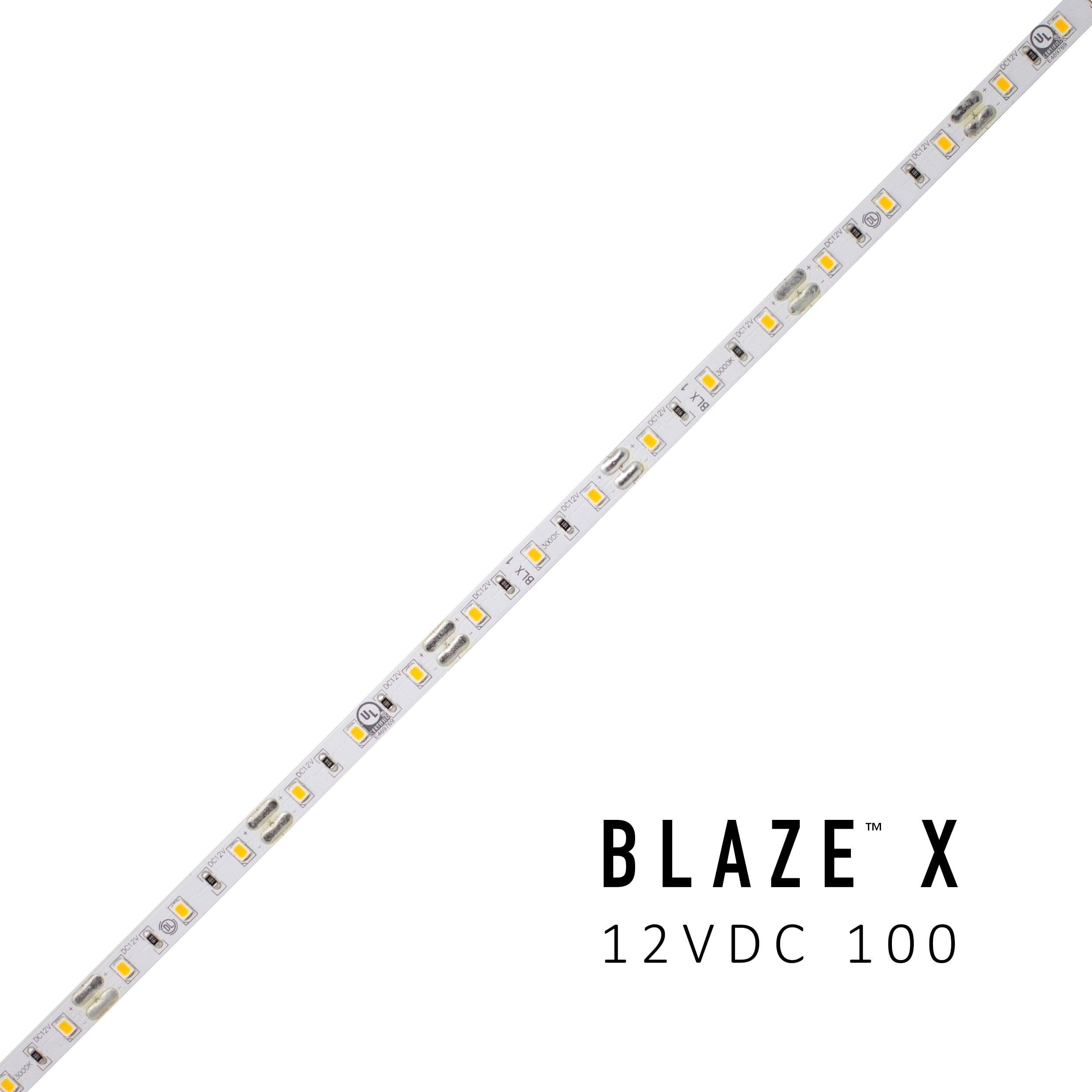 Blaze 300 LED Strip Lights 24V 3000K Warm White, 16.4ft Flexible LED Tape Light for Home Decor, Kitchen, Bedroom, Living Room, Cabinet Lighting