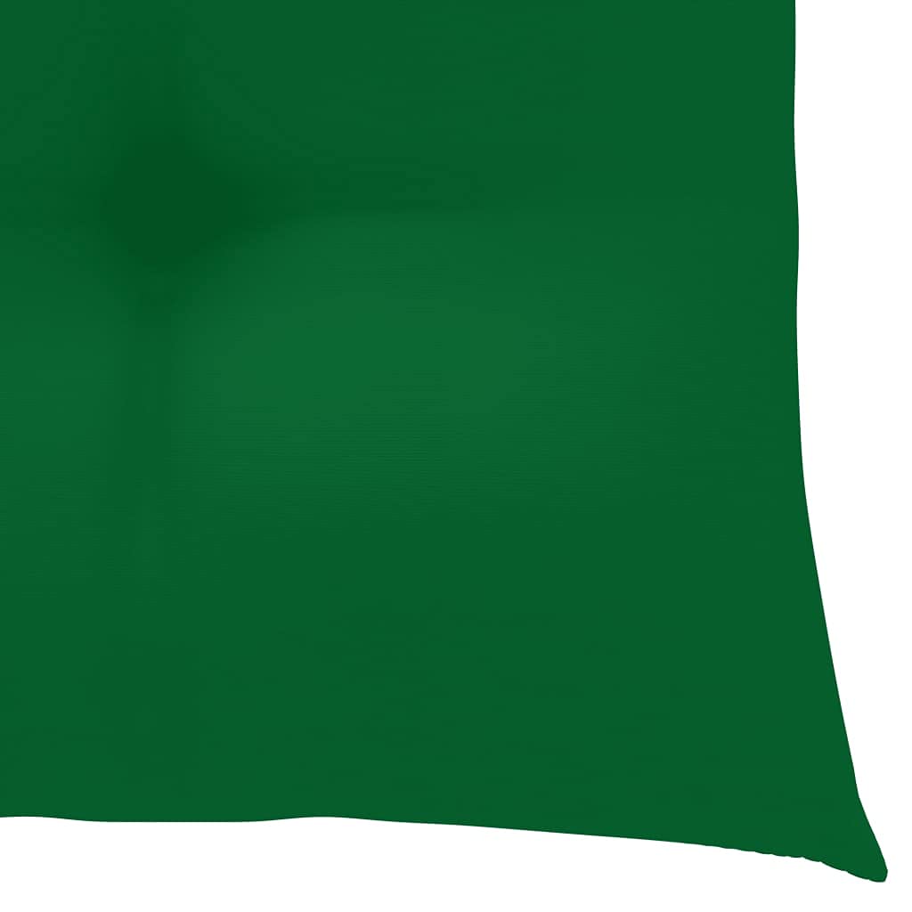 6-Piece Green Chair Cushions Set - 19.7x19.7x2.8 Inch Soft Cotton Fabric Seat Pads for Indoor & Outdoor Use - Thick Comfortable Sofa & Office Chair Cushions with 2 Ties for Secure Fit - Perfect for Patio, Garden, Dining Room & Living Room Furniture