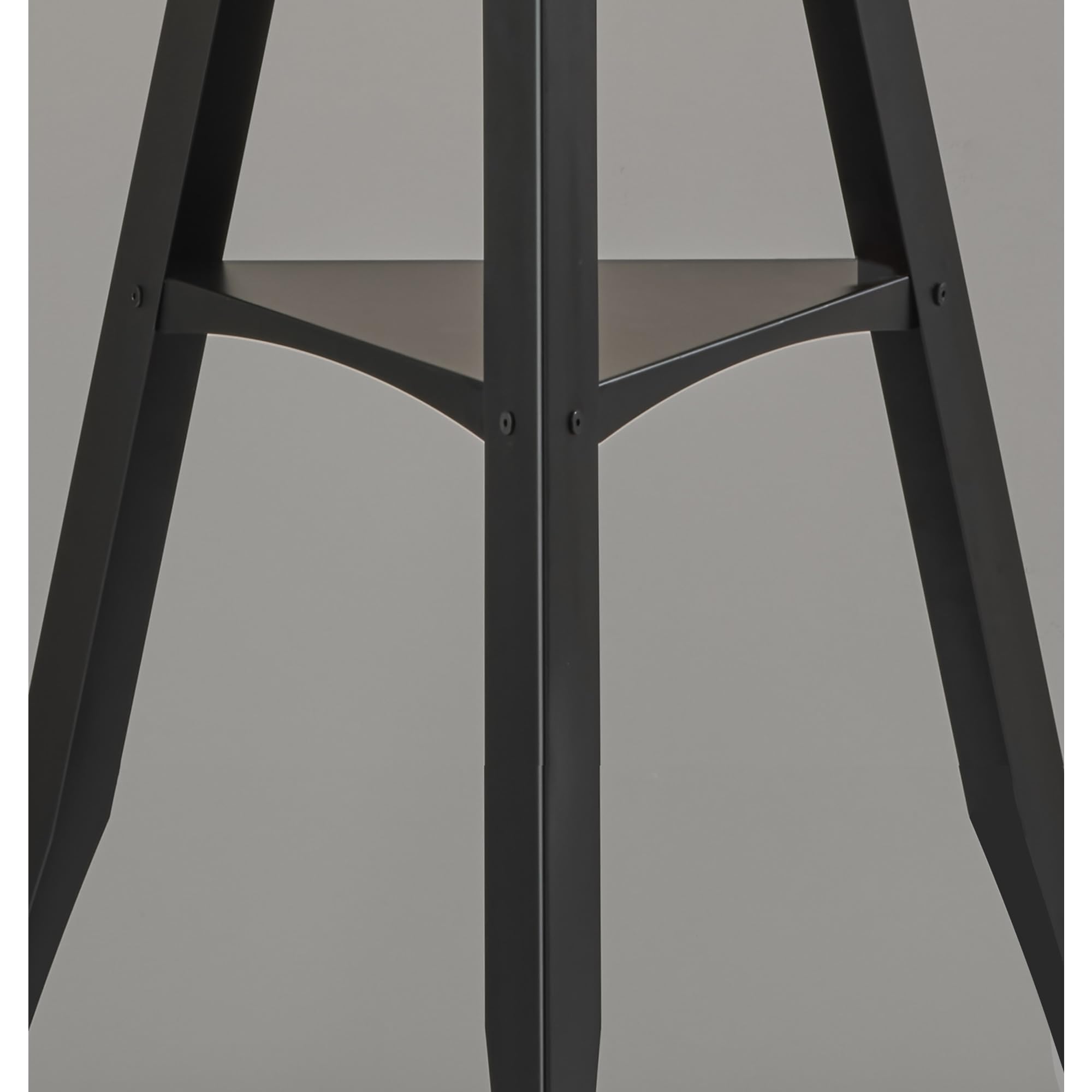 ADESSO Warren Shelf Floor Lamp - Modern Adjustable LED Reading Light for Living Room, Bedroom & Office - Perfect for Reading, Working & Relaxing