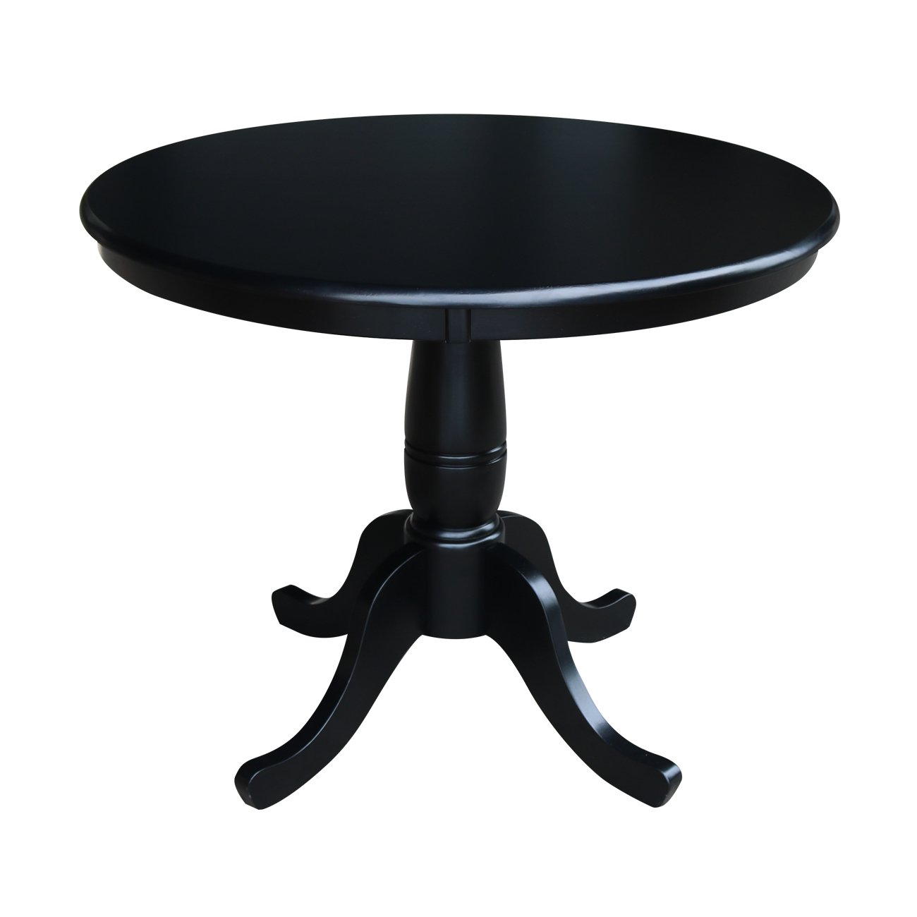 IC International Concepts Black Dining Table - 36