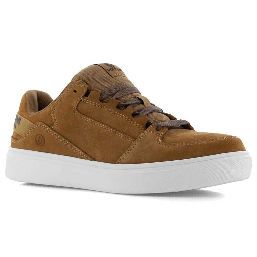 Volcom Unisex Composite Toe Safety CSA Skate Shoe VC30226 - Rust | Durable Work & Skate Shoes for Construction, Warehouse & Outdoor Activities