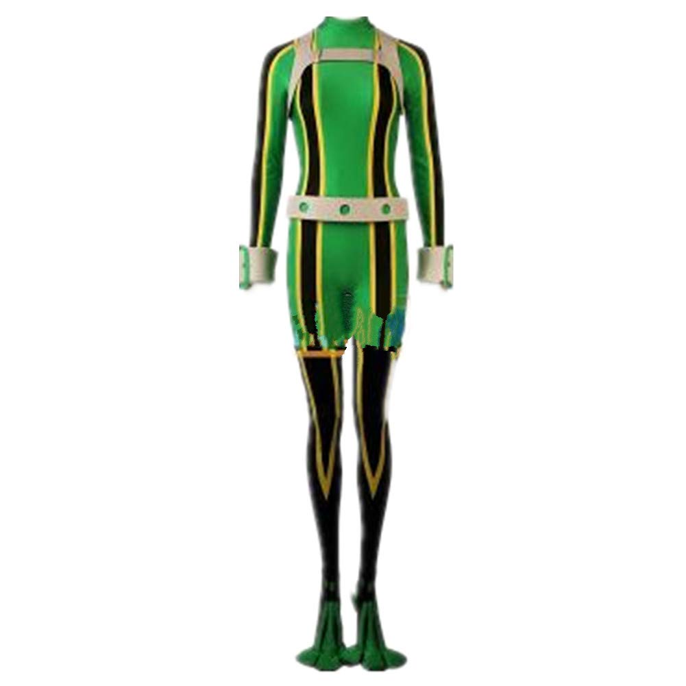 My Hero Academia Asui Tsuyu Cosplay Costume - Anime Frog Hero Outfit for Halloween, Christmas & New Year Parties | Perfect for Cosplay Events, Comic Con & Themed Gatherings