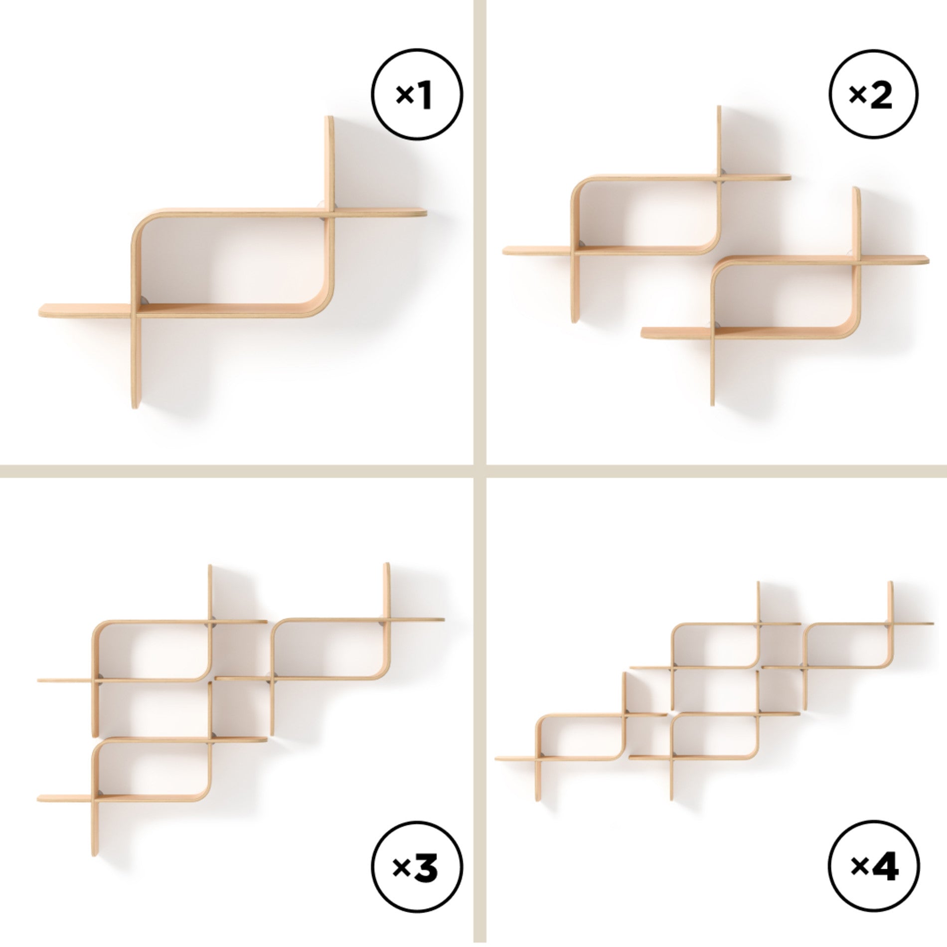 Modern Floating Wall Shelf - Sturdy & Stylish Storage Solution for Living Room, Bedroom, or Office Decor | Easy Installation & Space-Saving Design