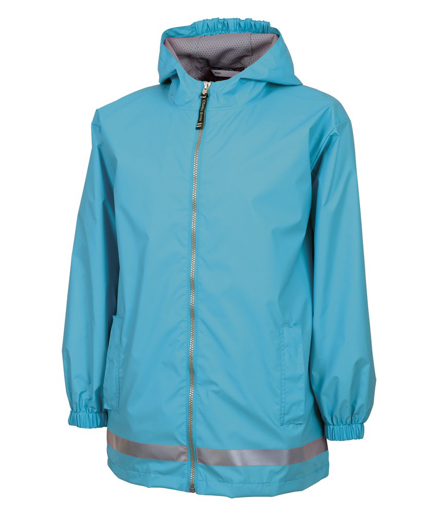 Charles River Apparel Kids' Englander Waterproof Rain Jacket for Boys & Girls - Lightweight Windbreaker for Outdoor Play, School & Rainy Day Activities